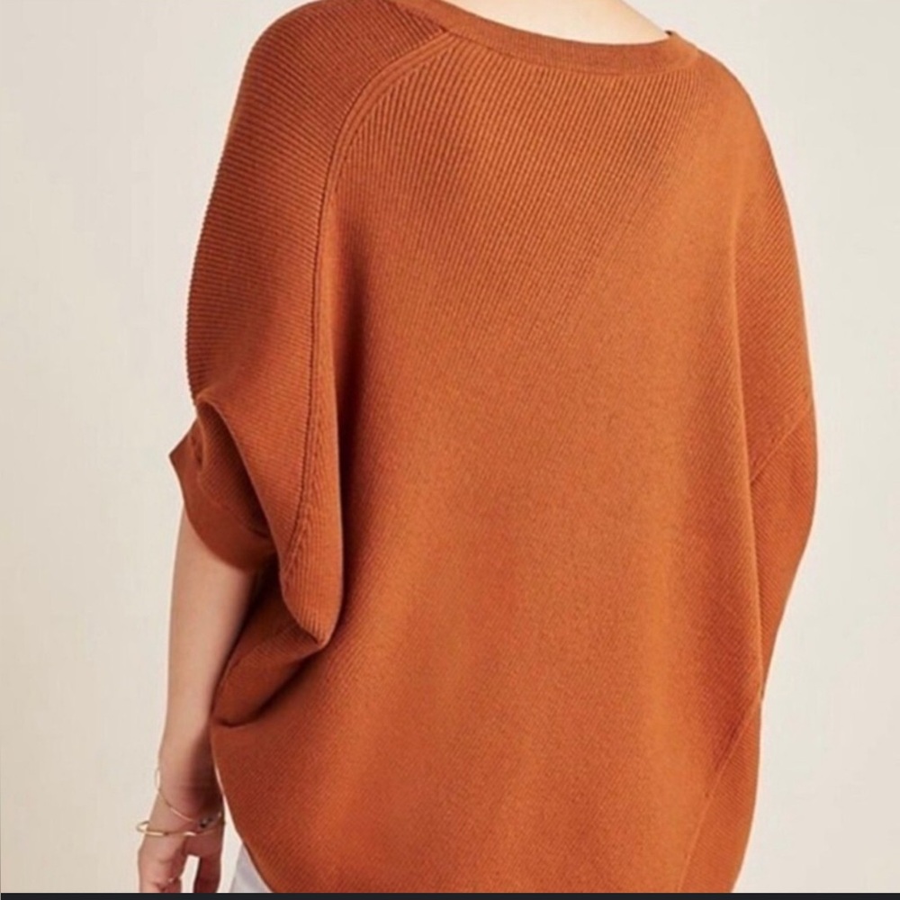 Anthropologie Knit Poncho Batwing Poncho size XS - Picture 5 of 5